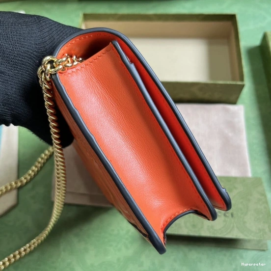 Hyperpeter MATELASSÉ CHAIN WALLET GUCCI GG 0817